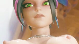 Huntress Helsie Riding - Fortnite Hentai 3D FULL HD 60 FPS