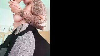 Big ass Latina makes a VERY HOT video call to her stepfather HOT VIDEO-BLOWJOB