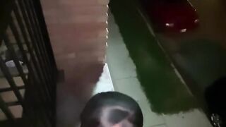 Sucking bae dick on the balcony we fair caught