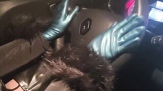 Driving latex gloves