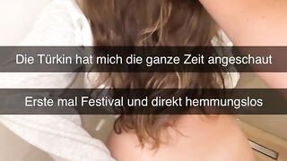 Junge Türkin wird auf Snapchat in öffentlicher Dusche hemmungslos gefickt