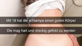 Junge Türkin wird auf Snapchat in öffentlicher Dusche hemmungslos gefickt