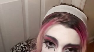 POV: Goth Barista Sucks Your Dick For Spitting In Your Drink