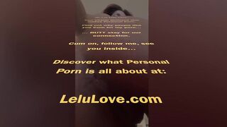 Babe puckers tight asshole closeups w/ FemDom FinDom JOI & pussy spreading - Lelu Love