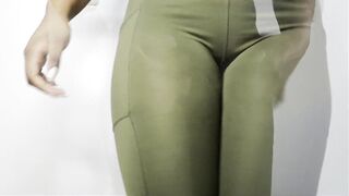 I couldn’t hold it: SELF WETTING IN TIGHTS: Ebony Pee Desperation, Wetting, Pissing Standing up