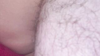 Close up fuck. Moaning orgasm and cum inside.