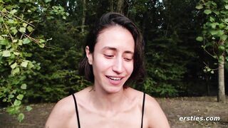 Ersties - Rachel Loves To Masturbate With Flowers Outdoor