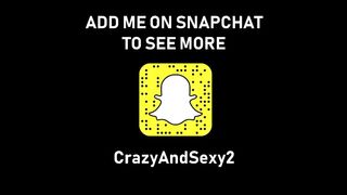 Amateur Couple Recorded their first Fuck this Year on Snapchat