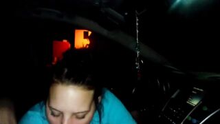 Hot Girlfriend Giving A Blowjob In Drive By