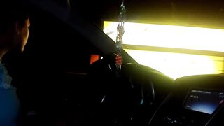 Hot Girlfriend Giving A Blowjob In Drive By