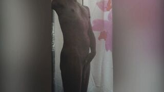 Solo Fit Girl take a Shower