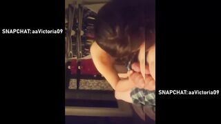 Barely Legal Teen Blowjob and Riding Big Cock, Teen Snapchat Nudes