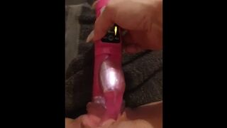 Watch my Girlfriend Squirt with her Rabbit