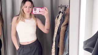 See through Transparent blouses TRy on Haul