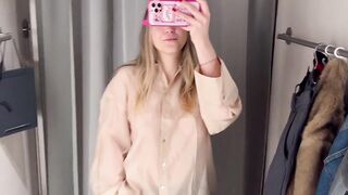 See through Transparent blouses TRy on Haul