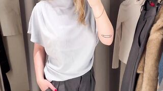 See through Transparent blouses TRy on Haul