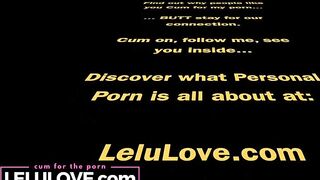 Big tits babe masturbates on live cam to BIG edging orgasm while chatting before/after - Lelu Love