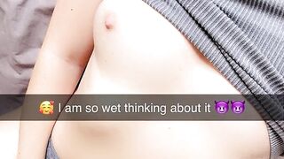 Gym girl sexting with guy from gym on SnapChat