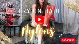 4K Transparent Lace Nylons Sheer Try on Haul in Skirt Leverageurassets