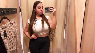 TRY ON HAUL BEFORE SCHOOL (YES..MY BOOBS ARE REAL!)