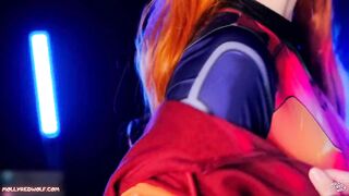 Sloppy Blowjob and Pussy Creampie. Evangelion Asuka Langley - Mollyredwolf