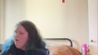 SSBBW GETS HORNY WHILE CLEANING UP {full video on onlyfans @fatnpretty407}