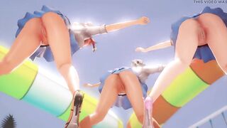 Mmd R-18 Anime Girls Sexy Dancing Clip 285