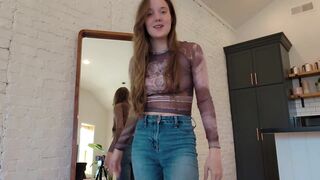 My PINK Nipples are for Daddy - Transparent Nude Try On Haul - SableHeart