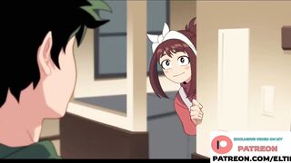 Ochako Uraraka Hot Fucking With Izuku Midoriya And Creampie | Best My hero Academia Hentai 4k 60fps