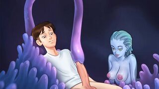 Summertime Saga - Part 8 - Aqua Sea Sex Blow By LoveSkySanX